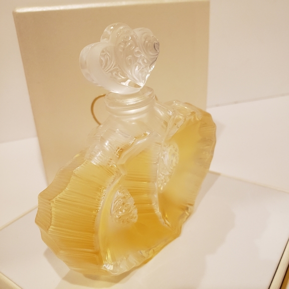 Authentic LALIQUE DEUX COEURS 2004 Crystal Limited Edition Hearts perfume Flacon - Picture 6 of 17